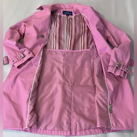 Mackintosh New England Belted Trench Coat Size 8 Hot‎ Pink - Picture 11 of 11